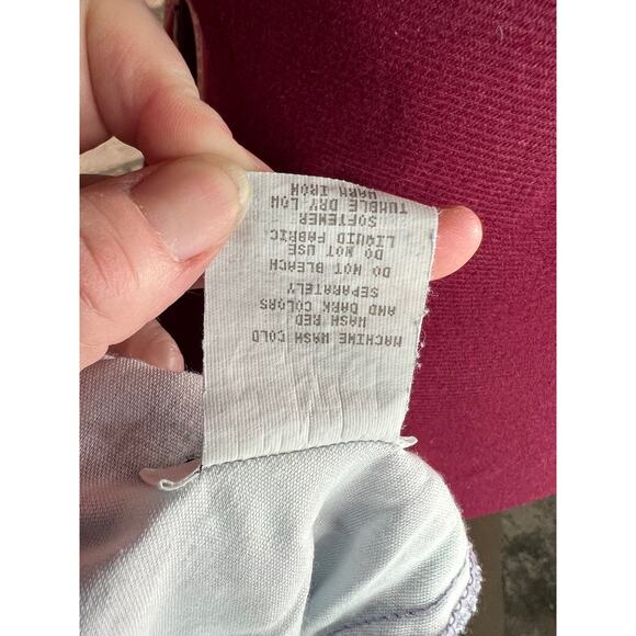 pants searsucker plaid purple green pastel 1980s - Picture 9 of 9